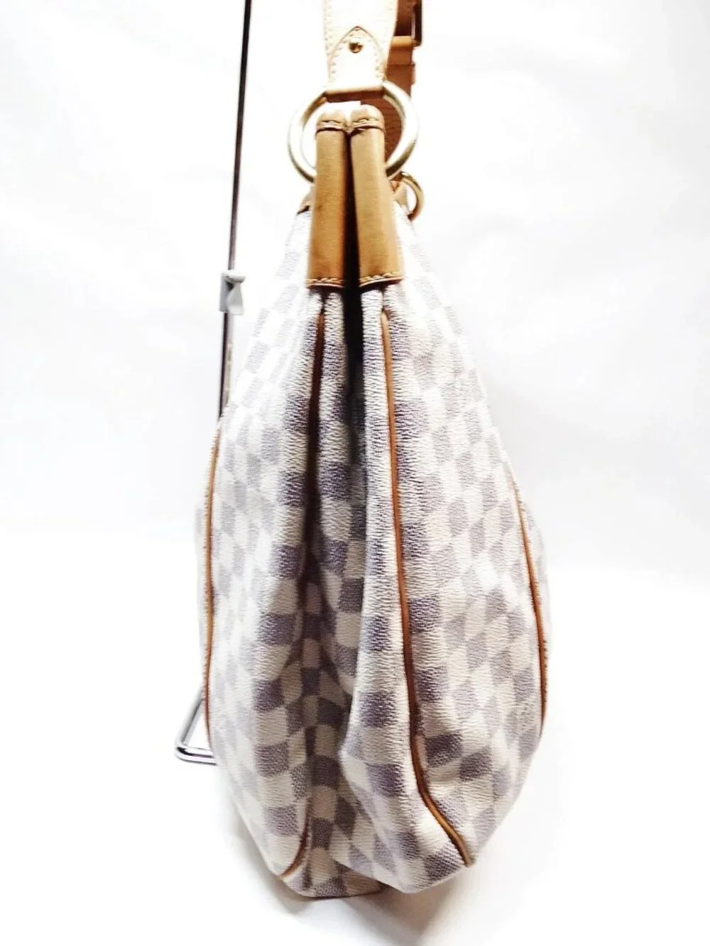 Authentic Louis Vuitton Galliera GM Damier Azur Hobo Shoulder Bag Large LV Tote - Picture 5 of 16